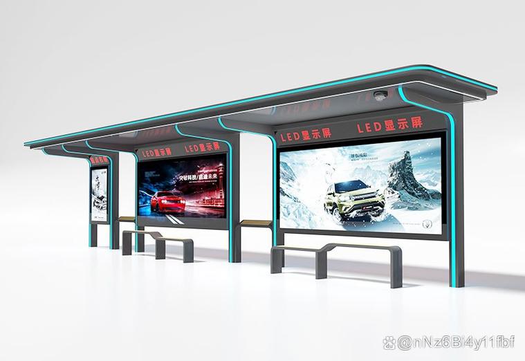通州区公交站岗亭路牌生产厂家制造商制作源头工厂定制设计价格效果图